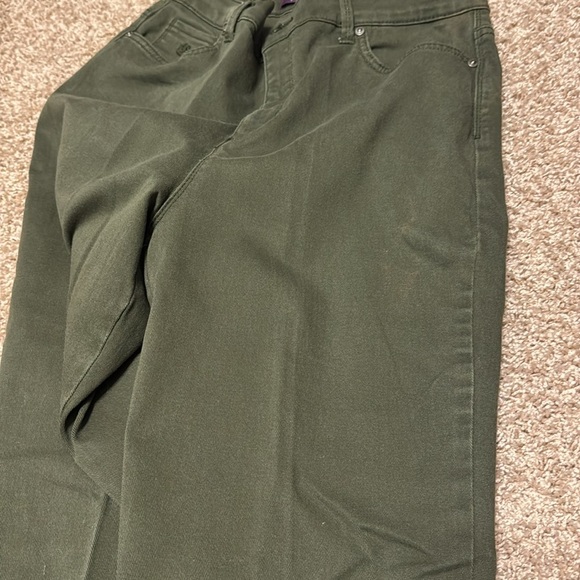 Gloria Vanderbilt Forest Green Amanda Jeans Sz 10 Women Pressed and Ready to Go - Picture 6 of 8